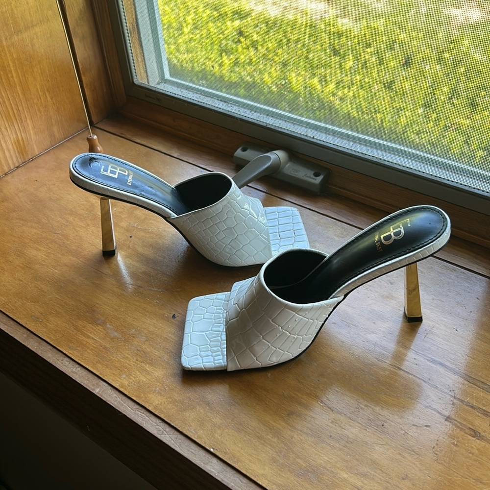 White heels
